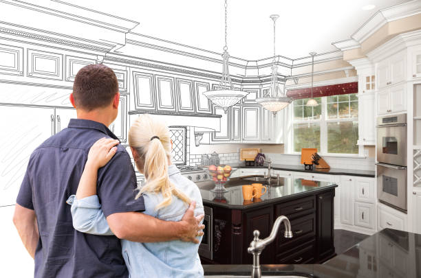 Professional Cabinet Refacing technician working in Narberth, PA